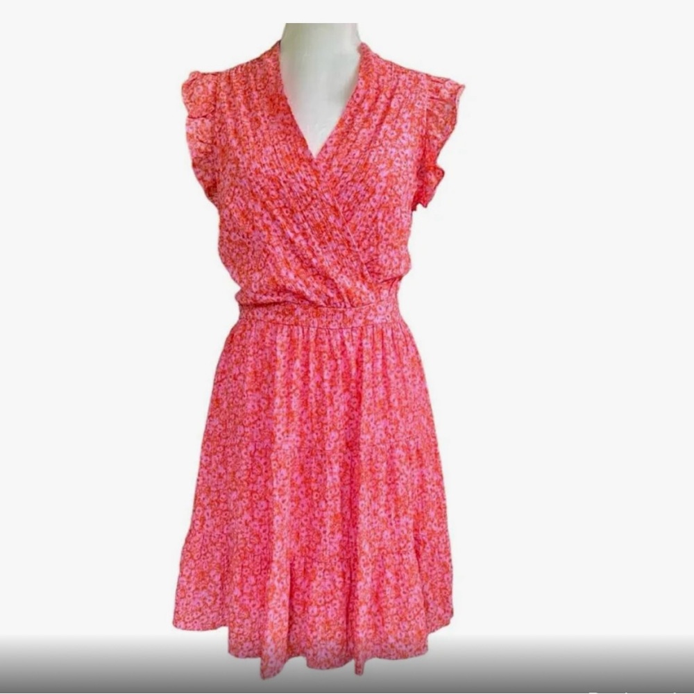 Rachel Zoe Pink and Orange Dress